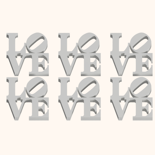 LOVE – Stampo in silicone